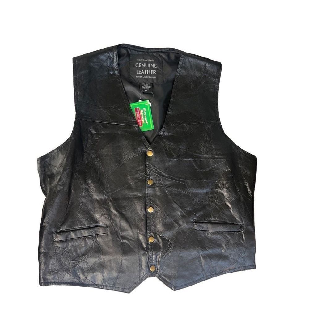 Navarre leather vest 